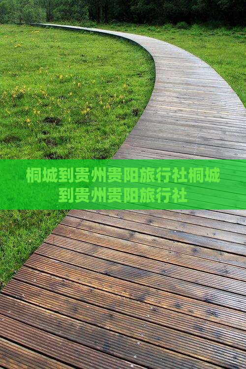 桐城到贵州贵阳旅行社