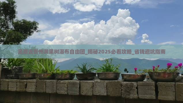 芜湖去贵州黄果树瀑布自由团