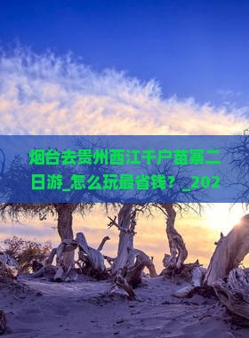 烟台去贵州西江千户苗寨二日游