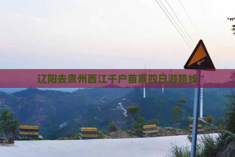 辽阳去贵州西江千户苗寨四日游
