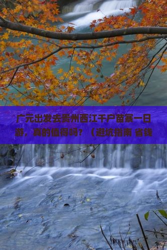 广元到贵州西江千户苗寨一日