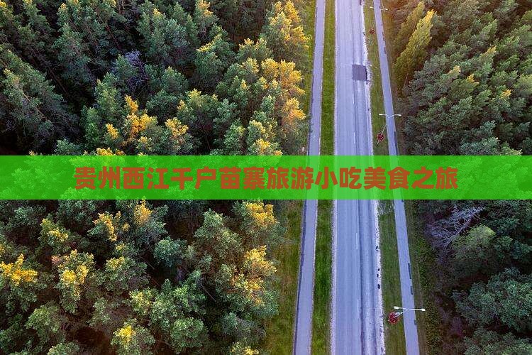 果洛到贵州西江千户苗寨旅游小吃