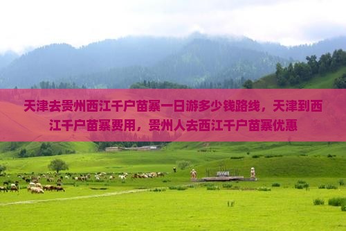 天津去贵州西江千户苗寨一日