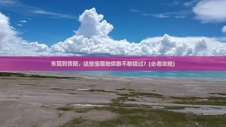 东莞到贵州贵阳必去地