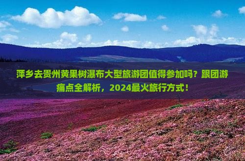 萍乡去贵州黄果树瀑布大型旅游团