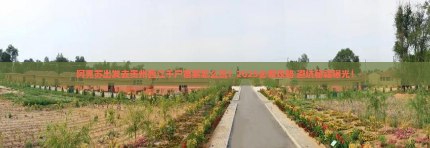 阿克苏去贵州西江千户苗寨旅行社