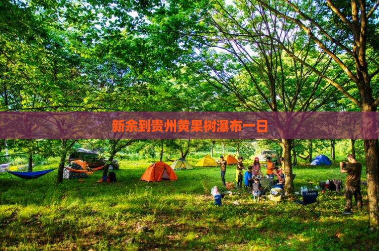 新余到贵州黄果树瀑布一日