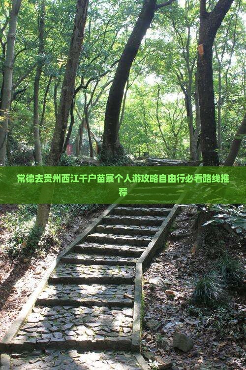常德去贵州西江千户苗寨个人游