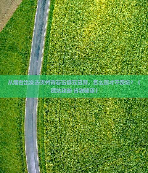 烟台去贵州青岩古镇五日游