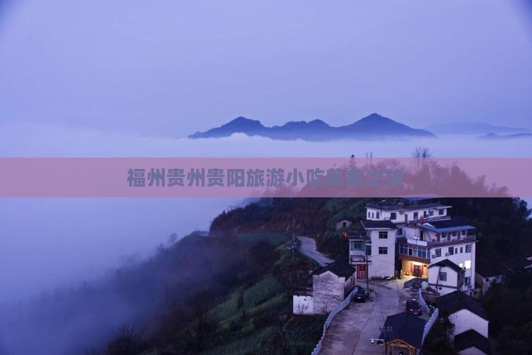 福州去贵州贵阳旅游小吃