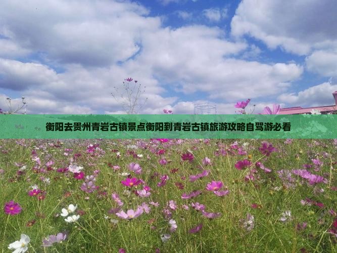 衡阳去贵州青岩古镇景点