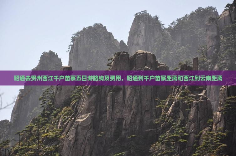 昭通去贵州西江千户苗寨五日游