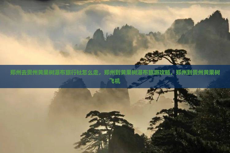 郑州去贵州黄果树瀑布旅行社