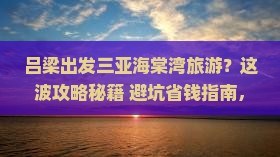 吕梁出发三亚海棠湾旅游打卡点