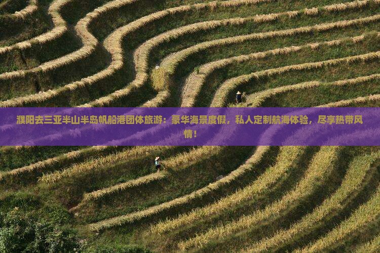 濮阳去三亚半山半岛帆船港团体旅游