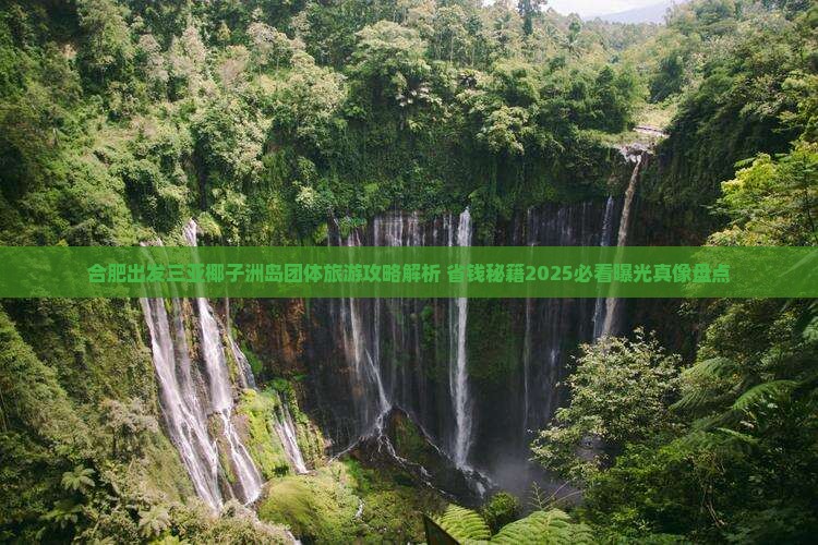 合肥出发三亚椰子洲岛团体旅游