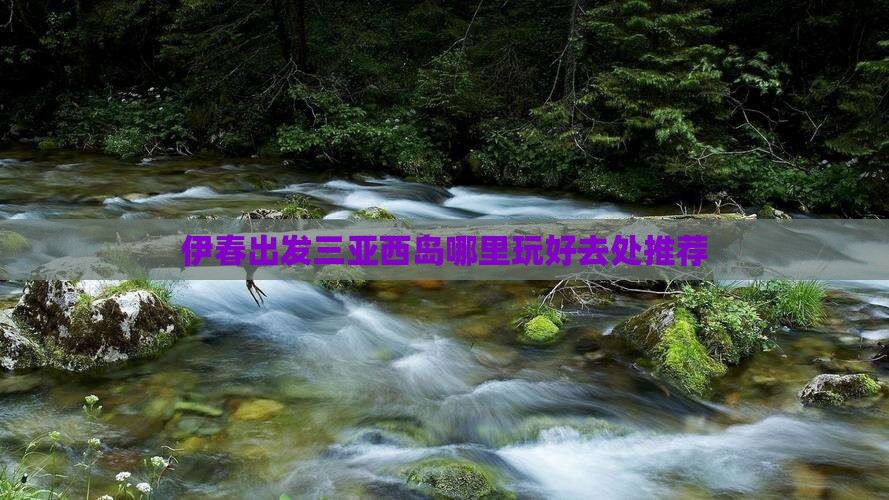 伊春出发三亚西岛哪里玩