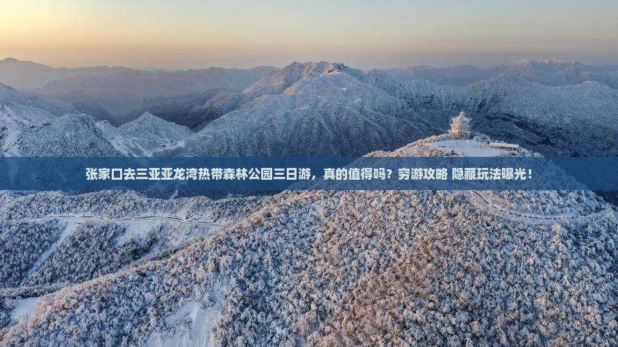 张家口去三亚亚龙湾热带森林公园三日游