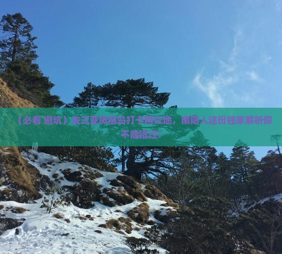 南阳去三亚凤凰岛旅游网红地点