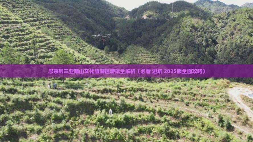 思茅前往三亚南山文化旅游区哪里玩