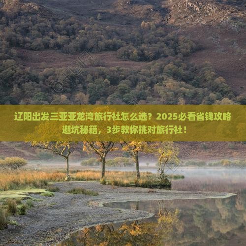辽阳出发三亚亚龙湾旅行社