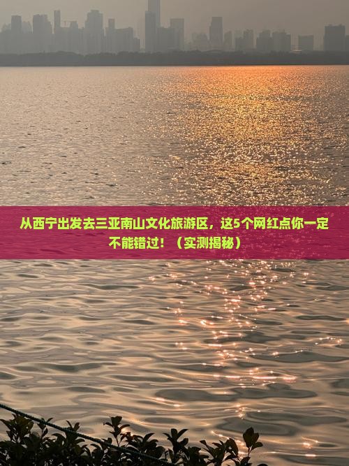 西宁去三亚南山文化旅游区旅游网红地点