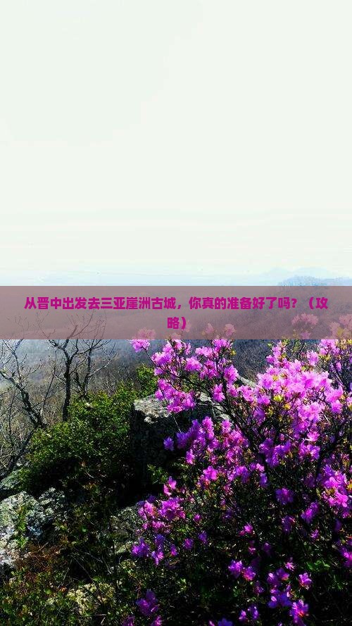 晋中出发三亚崖洲古城攻略