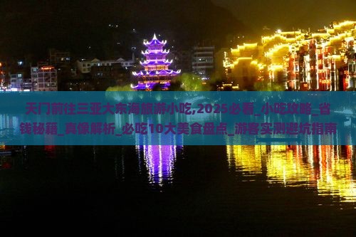 天门前往三亚大东海旅游小吃