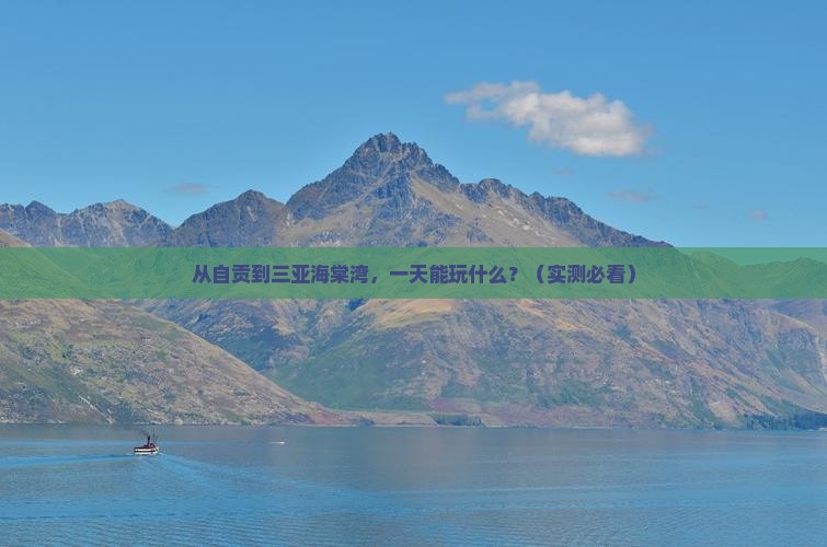 自贡去三亚海棠湾一日游