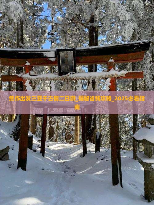 焦作出发三亚千古情二日游