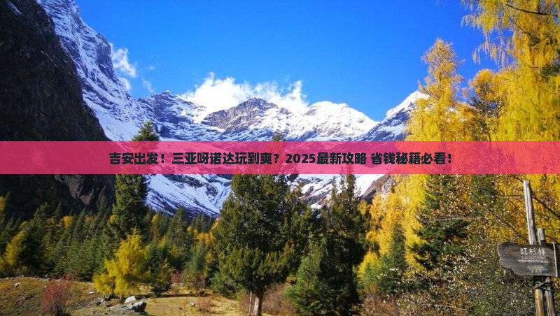 吉安去三亚呀诺达景区哪里玩
