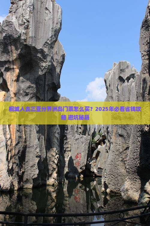 桐城去三亚分界洲岛门票