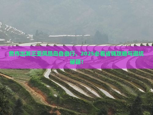 焦作出发三亚凤凰岛自由行