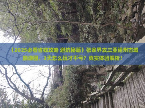 张家界前往三亚崖洲古城大型旅游团 张家界前往三亚崖洲古城大型旅游团