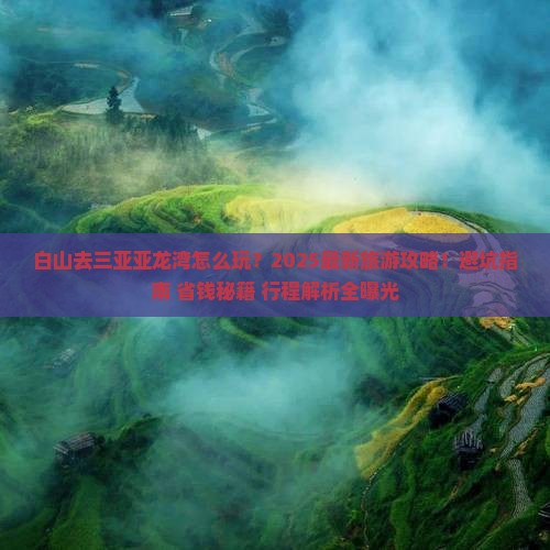 白山前往三亚亚龙湾旅游