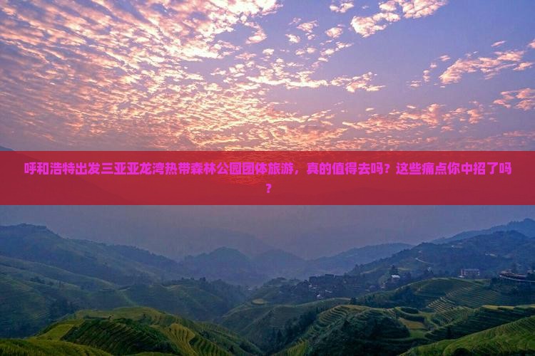 呼和浩特出发三亚亚龙湾热带森林公园团体旅游