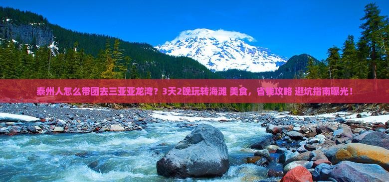 泰州前往三亚亚龙湾团体旅游