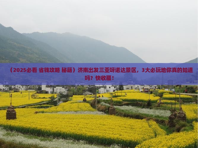 济南出发三亚呀诺达景区必玩地