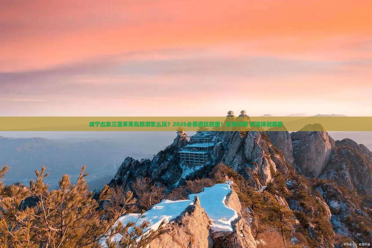 咸宁出发三亚呆呆岛旅游