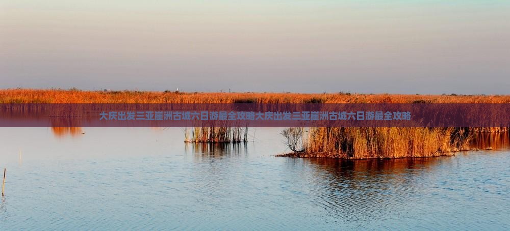 大庆出发三亚崖洲古城六日游