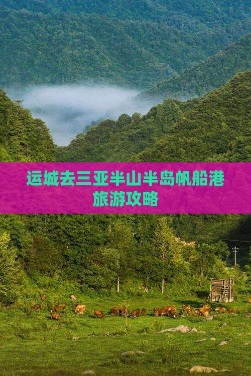 运城去三亚半山半岛帆船港哪里玩