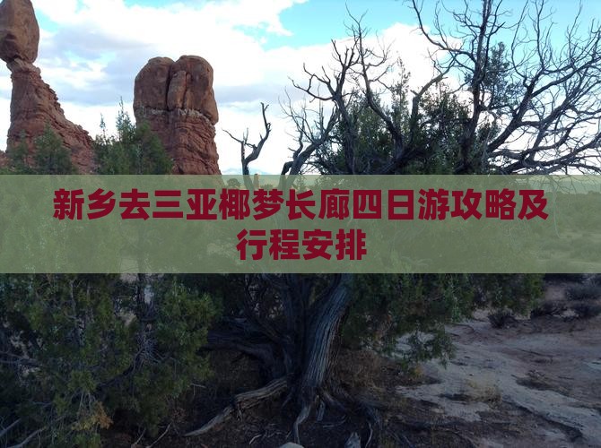 新乡去三亚椰梦长廊四日游