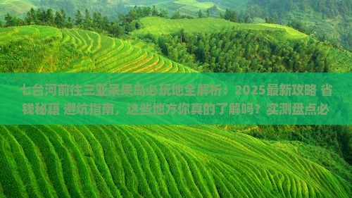 七台河前往三亚呆呆岛必玩地