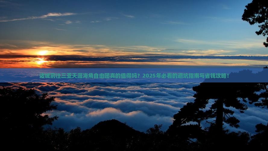 诸城前往三亚天涯海角自由团
