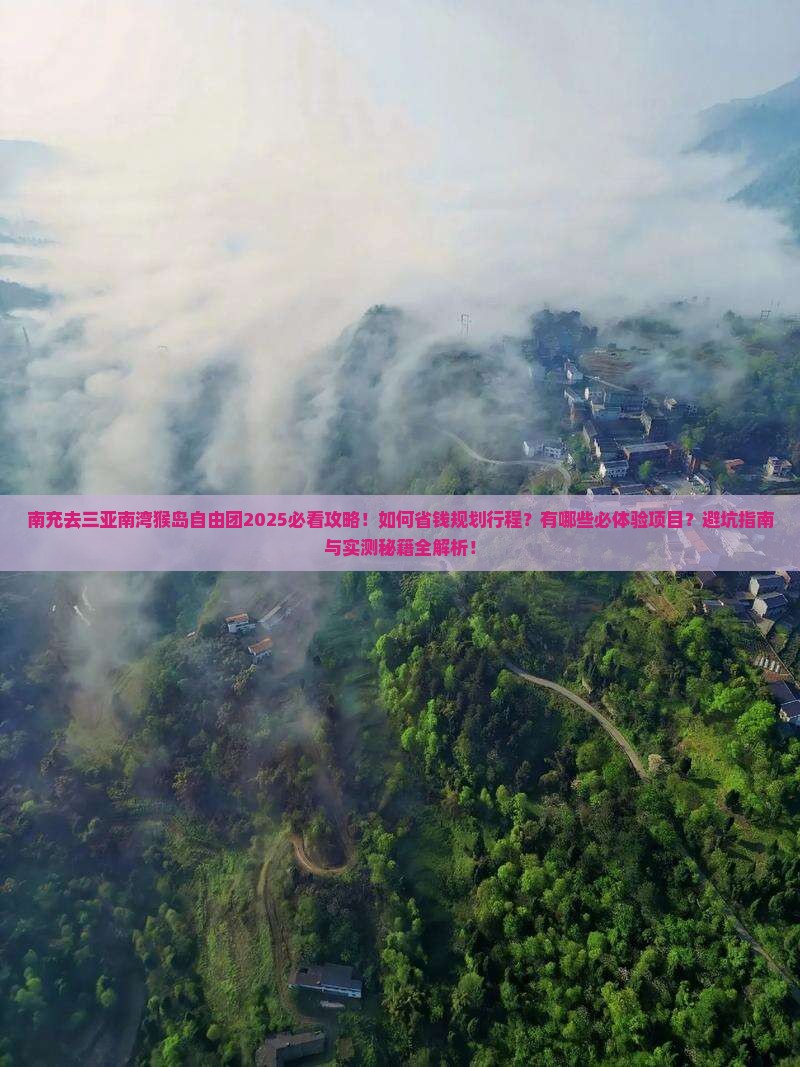 南充去三亚南湾猴岛自由团