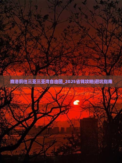 商洛前往三亚三亚湾自由团