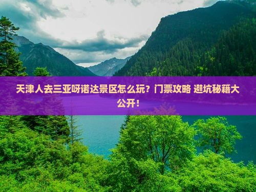 天津去三亚呀诺达景区门票