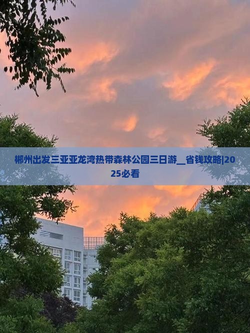 郴州出发三亚亚龙湾热带森林公园三日游
