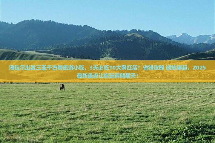 海拉尔出发三亚千古情旅游小吃