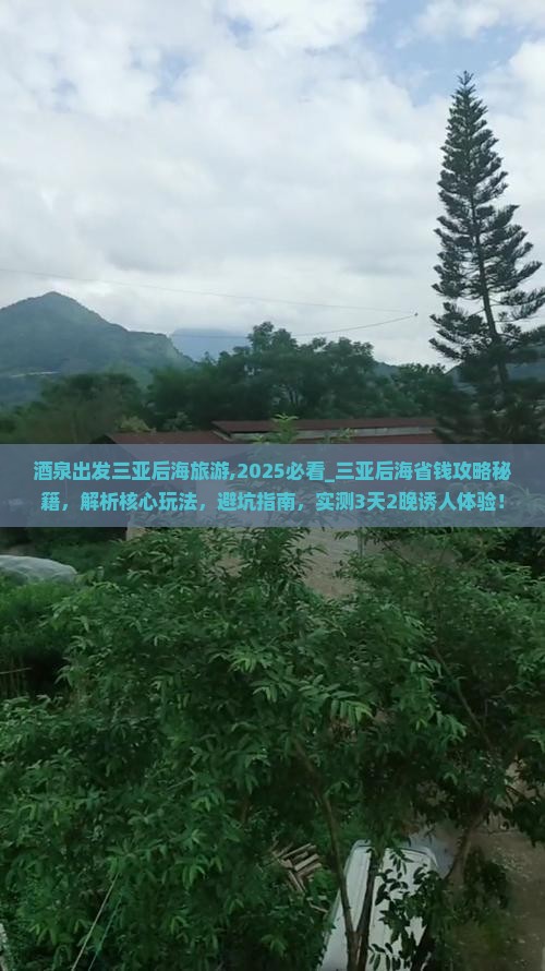 酒泉出发三亚后海旅游